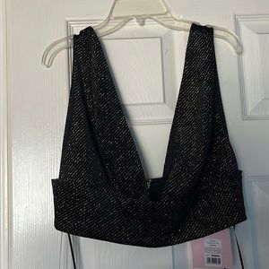 New sparkle crop top